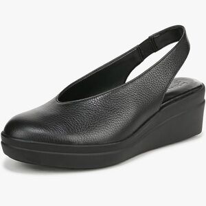 Naturalizer Leather Slingback Wedge 12 Wide